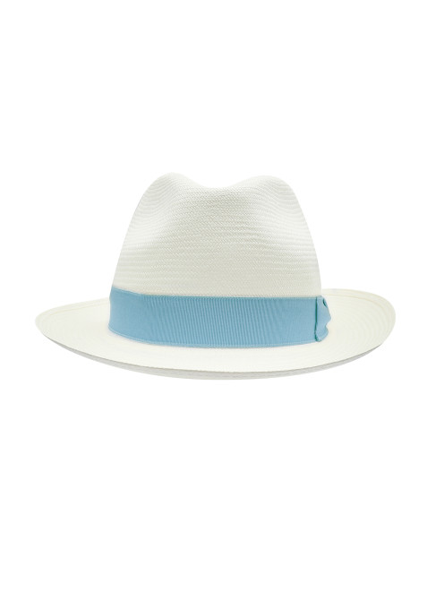 Шляпа из соломы с лентой Borsalino - Общий вид
