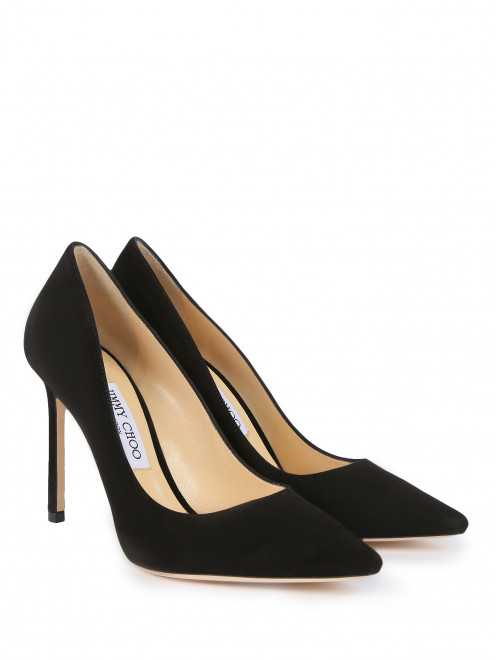 Туфли из замши на высоком каблуке Jimmy Choo - Общий вид