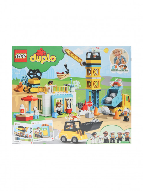 Конструктор LEGO DUPLO Town-Башенный кран на стройке Lego - Общий вид