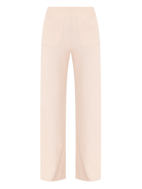 Трикотажные брюки на резинке с карманами Lorena Antoniazzi - Общий вид
