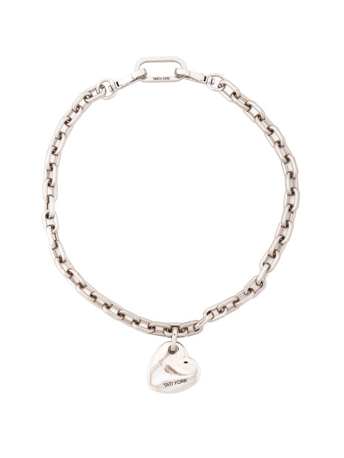 Ожерелье на цепочке с кулоном из серебра Tati York - Общий вид