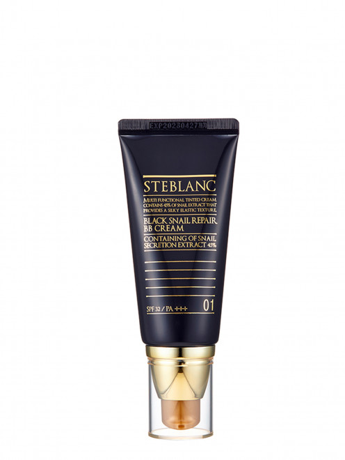 Black Snail Repair BB Cream / ВВ крем с муцином Чёрной улитки тон 01 (светлый беж) 50 мл STEBLANK - Общий вид