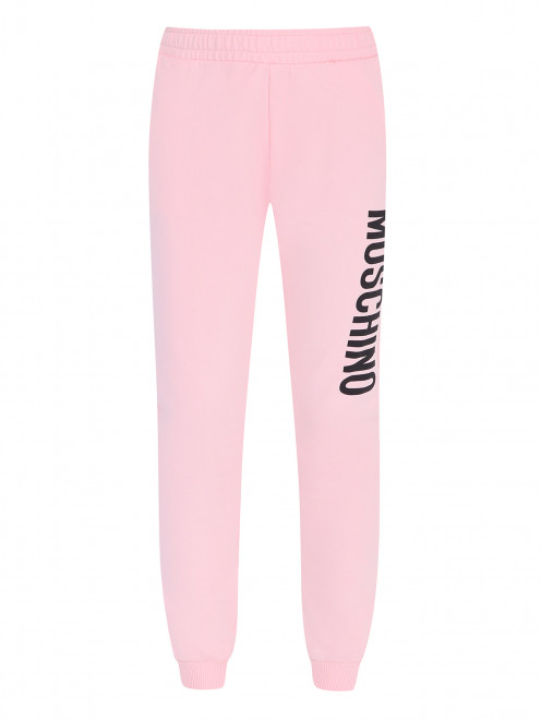 Брюки на резинке с карманами Moschino Kid - Общий вид
