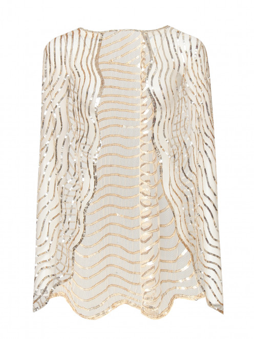 Накидка, декорированная паетками Jenny Packham - Общий вид