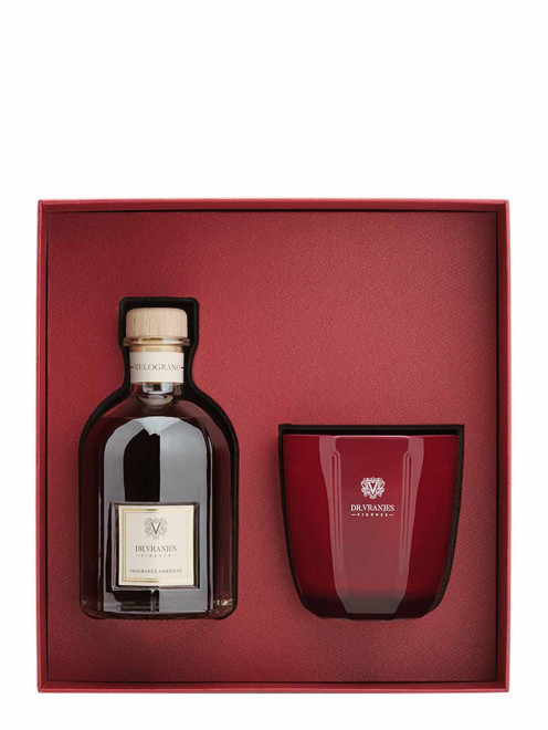 Диффузор 250 мл и свеча 200г Melograno в турмалине Home Fragrance Dr. Vranjes - Общий вид