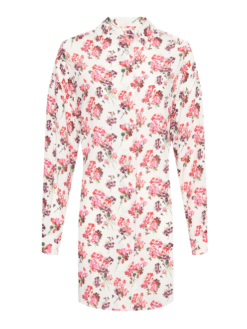 Блуза из вискозы с цветочным узором Antonio Marras - Общий вид