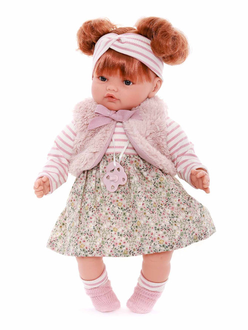  Кукла озвученная Иоланда в бежевом, 42 см, плачет, не определена Juan Antonio - Общий вид