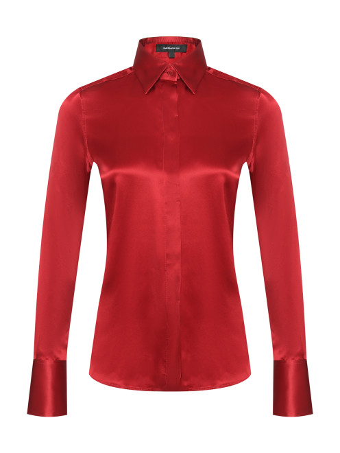 Однотонная блузка из шелка Barbara Bui - Общий вид