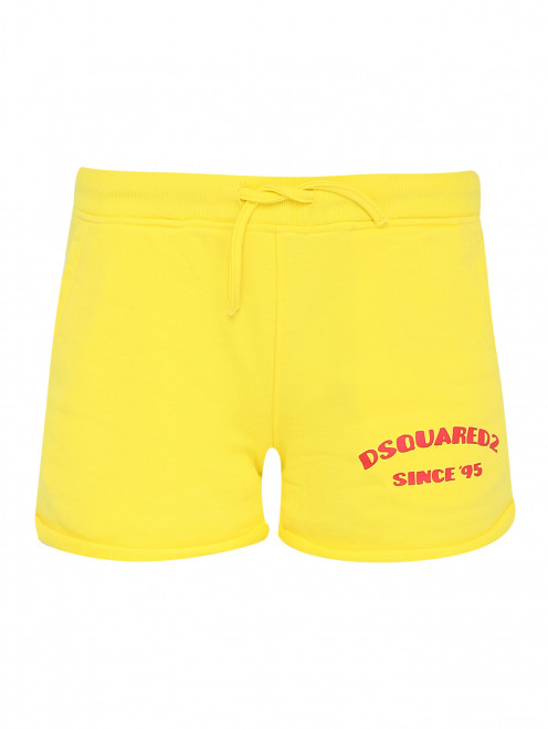 Шорты из хлопка с карманами Dsquared2 - Общий вид