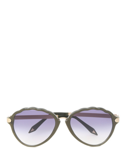 Очки солнцезащитные с металлическими дужками Victoria Beckham - Общий вид