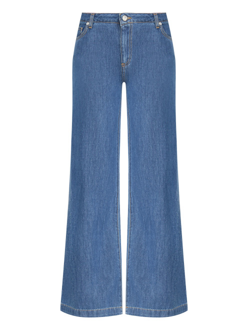 Расклешенные джинсы из хлопка Ermanno Firenze - Общий вид