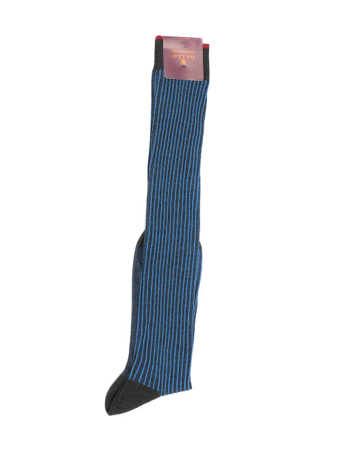 Носки из хлопка с узором полоска Gallo - Общий вид