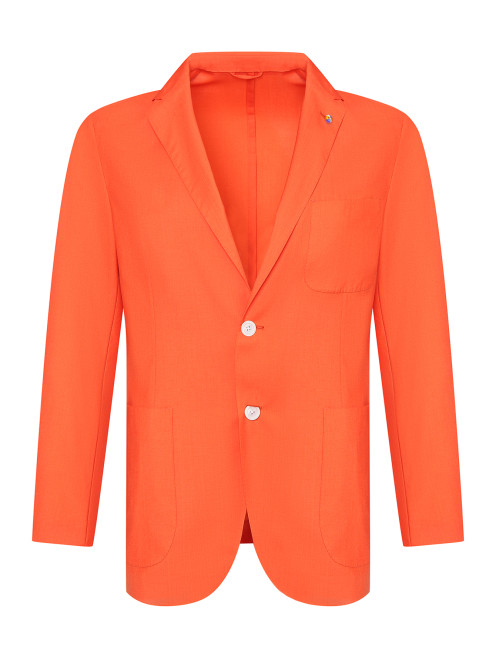 Пиджак из шерсти с карманами Belvest - Общий вид