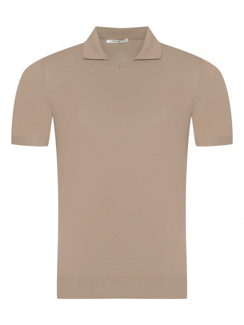 Джемпер из хлопка однотонный Kangra Cashmere - Общий вид