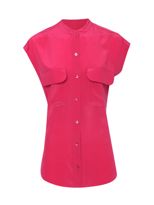 Блуза из шелка с карманами Equipment - Общий вид