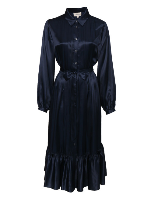 Платье на пуговицах из вискозы и шелка Temperley London - Общий вид