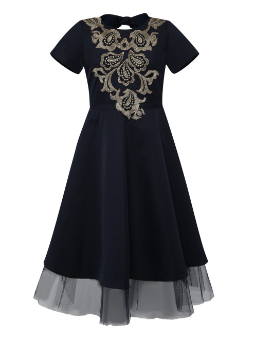 Платье с кружевной отделкой Rhea Costa - Общий вид