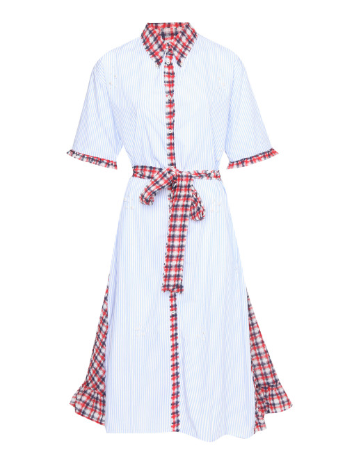 Платье из хлопка в полоску I'M Isola Marras - Общий вид