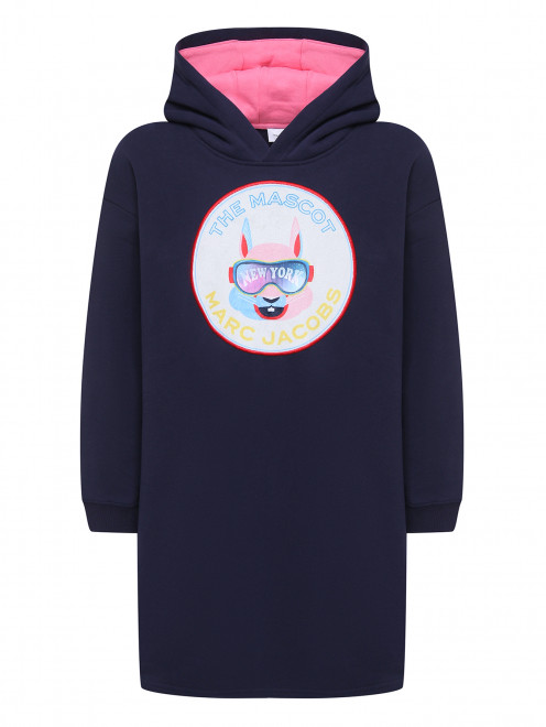 Трикотажное платье с голограммой Little Marc Jacobs - Общий вид