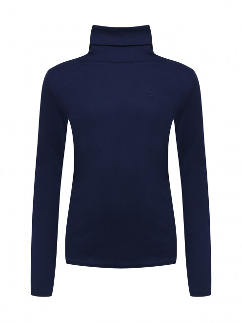 Однотонная водолазка из хлопка и модала Ralph Lauren - Общий вид