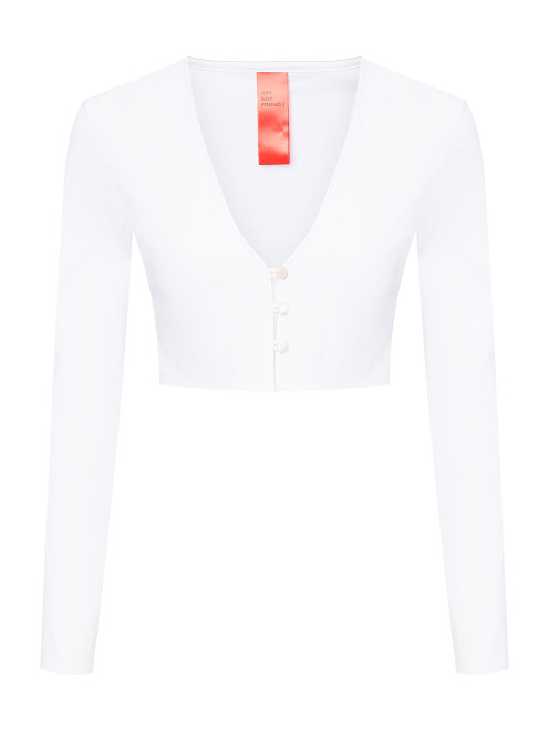 Укороченная блуза из вискозы 404 Not found - Общий вид