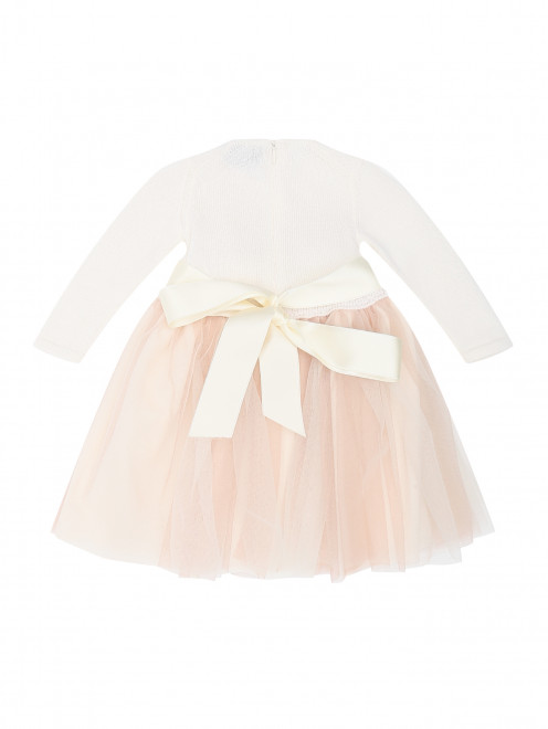 Платье с декоративным поясом CAF Children Fashion Atelier - Общий вид