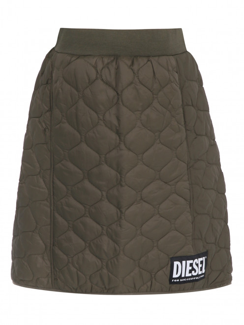 Утепленная юбка с асимметричным низом Diesel - Общий вид