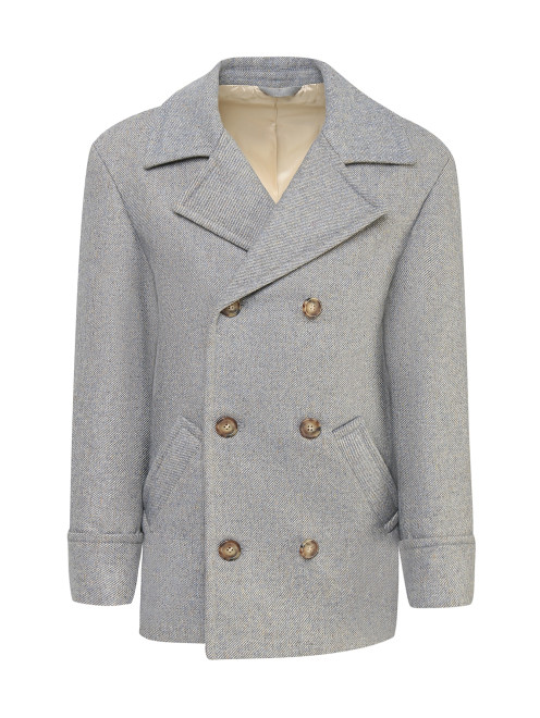 Двубортное пальто с карманами Eleventy - Общий вид