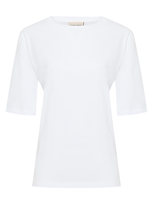 Базовая футболка из хлопка Semicouture - Общий вид