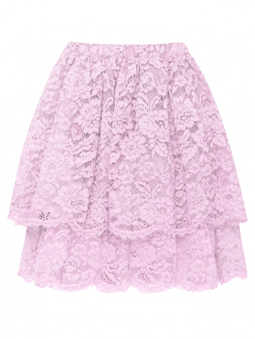 Юбка из кружева на резинке Ermanno Scervino Junior - Общий вид