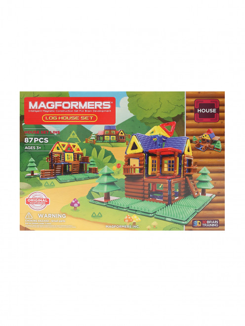 Магнитный конструктор-Log House Magformers - Общий вид
