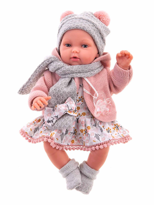  Кукла шарнирная Лючия в сером, 29 см, м/н не определена Juan Antonio - Общий вид