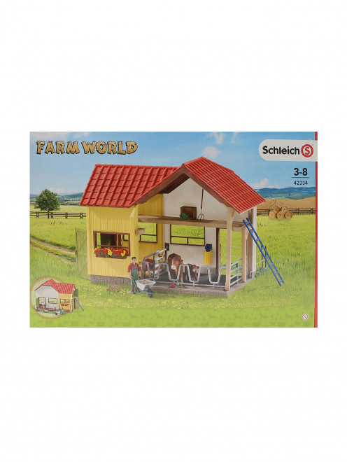 Набор "хлев с животными и аксессуарами" Schleich - Общий вид