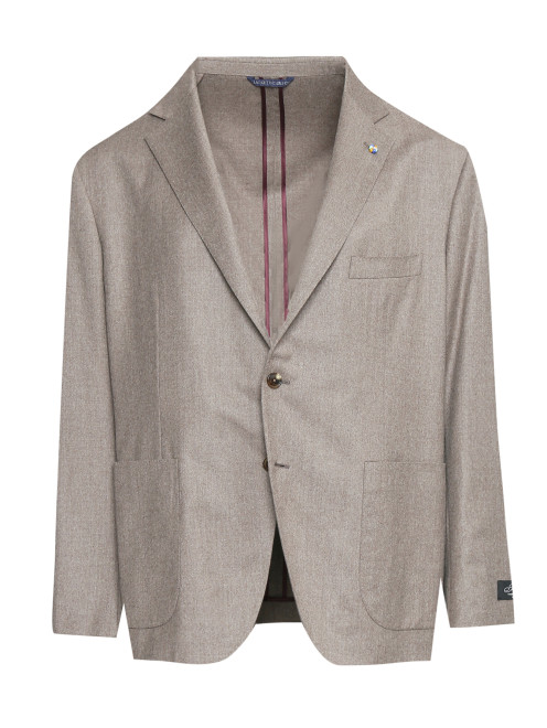 Пиджак из шерсти с накладными карманами Belvest - Общий вид
