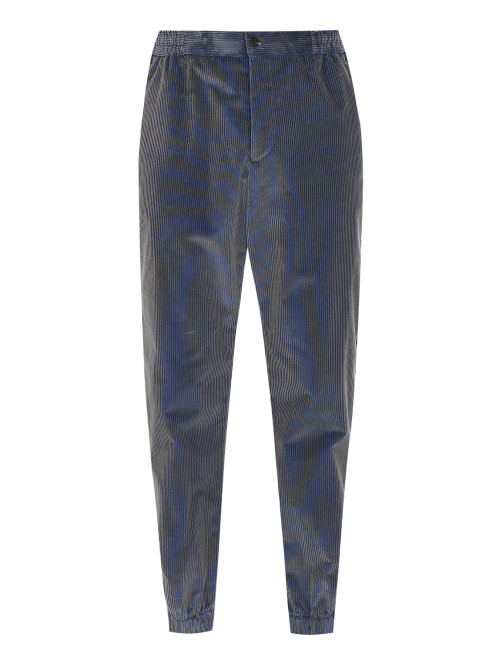 Вельветовые брюки с карманами Etro - Общий вид