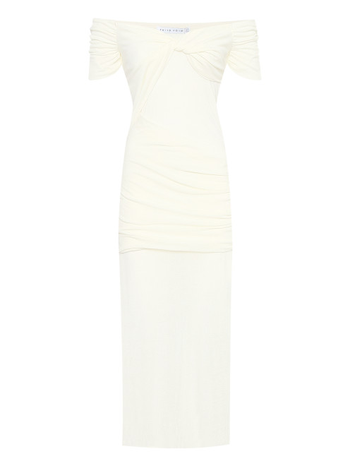 Трикотажное платье-макси с драпировкой Third Form - Общий вид
