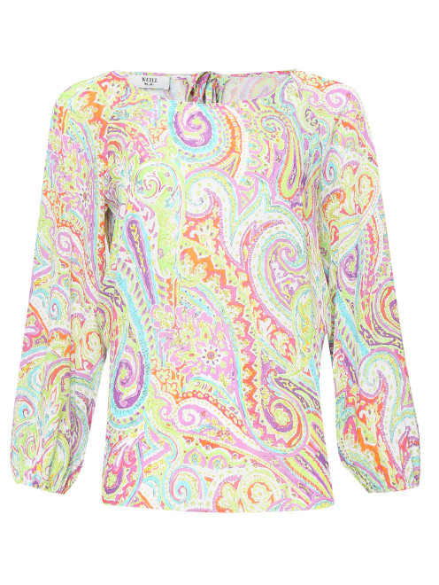Блуза из вискозы с цветочным узором  Weill - Общий вид