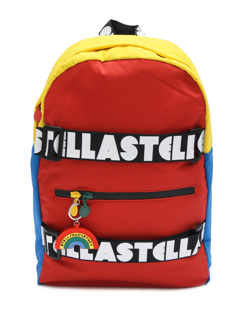 Рюкзак из текстиля с брелоком Stella McCartney kids - Общий вид
