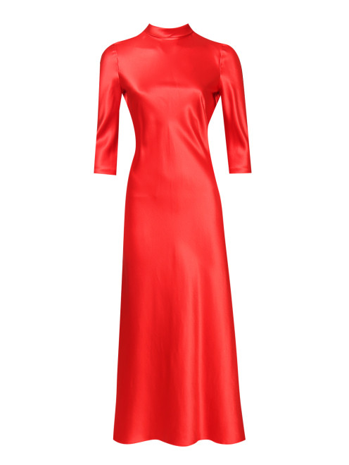 Платье из шелка однотонное Galvan London - Общий вид