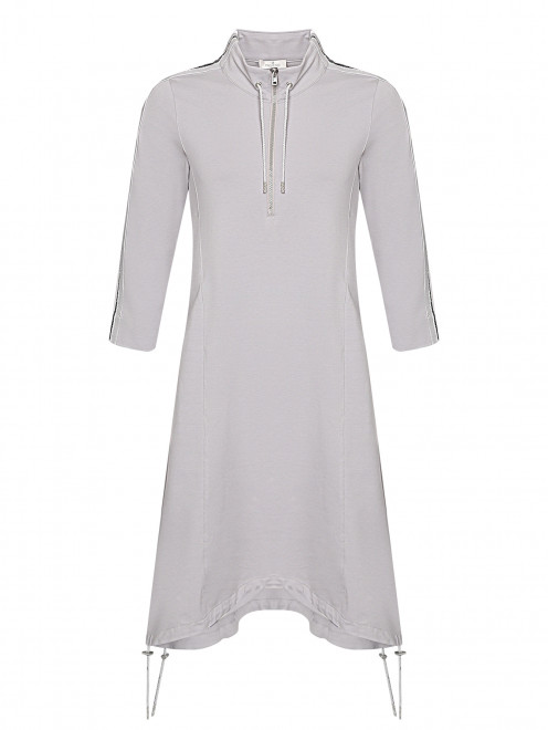 Трикотажное платье из хлопка с карманами Panicale Cashmere - Общий вид