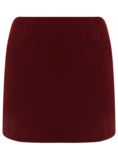 Юбка-мини из бархата Sportmax - Общий вид
