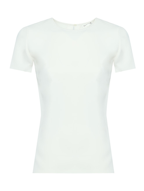 Блуза однотонная с коротким рукавом P.A.R.O.S.H. - Общий вид