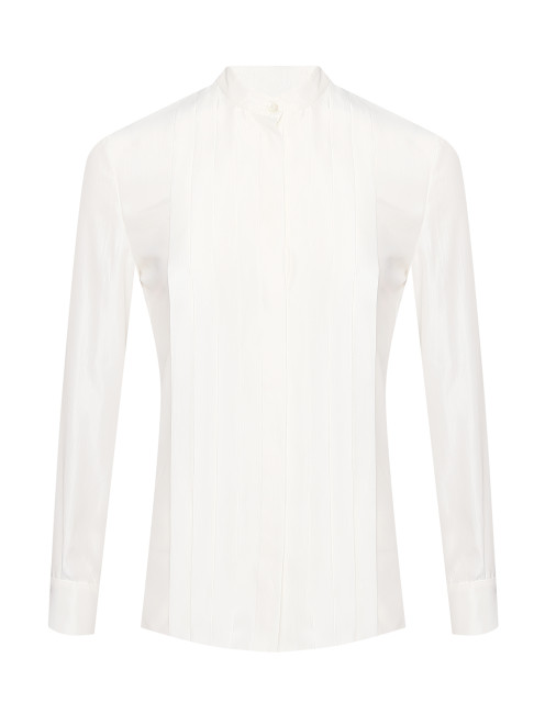 Однотонная блуза из смешанного шелка Moschino Boutique - Общий вид