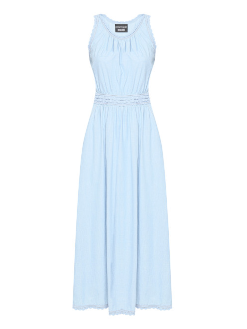 Платье из хлопка с карманами Moschino Boutique - Общий вид