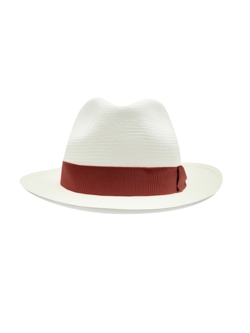 Шляпа из соломы с лентой Borsalino - Общий вид