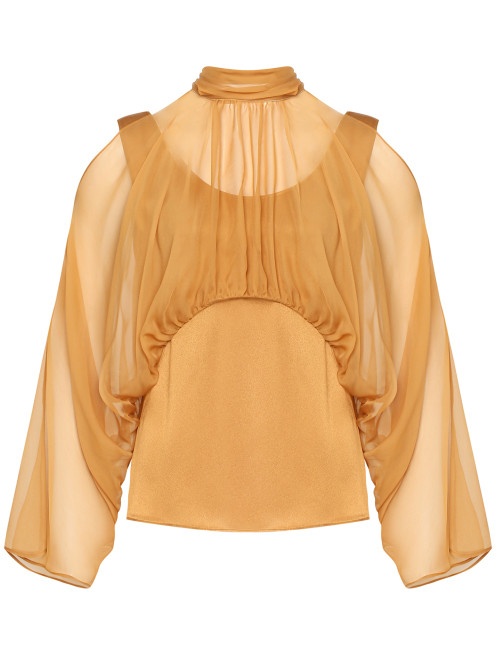 Воздушная блуза из шелка Alberta Ferretti - Общий вид