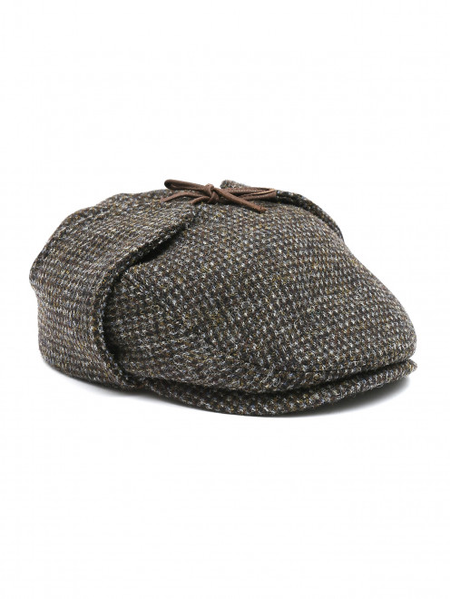 Кепка из шерсти с узором Stetson - Общий вид