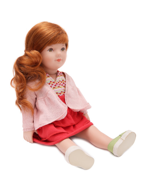Кукла с хвостиком в одежде Kathe Kruse - Общий вид