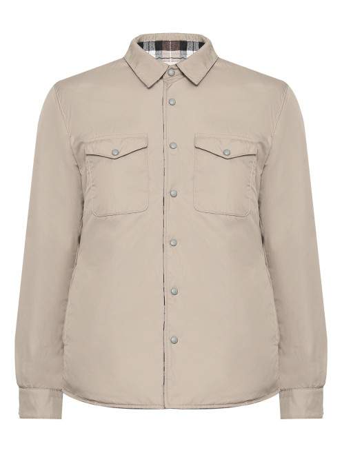 Двухсторонняя утепленная куртка-рубашка Fradi - Общий вид