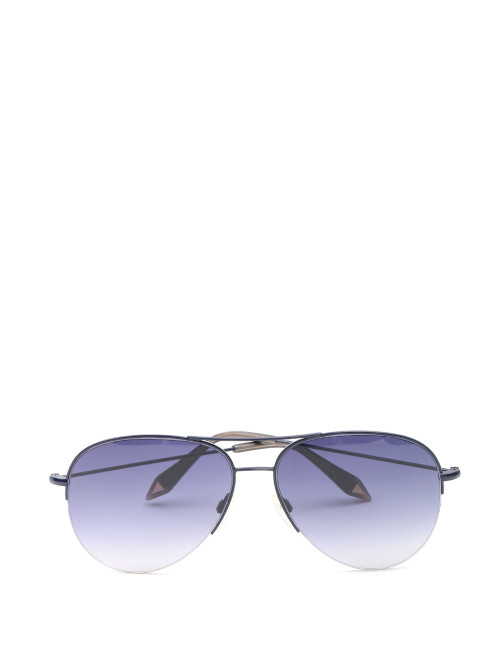 Солнцезащитные очки в металлической оправе Victoria Beckham - Общий вид